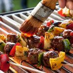 cooked perfect recipe grilled meatballs pepper skewers