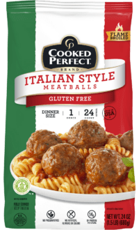 cooked perfect gluten free italian style meatballs 2022
