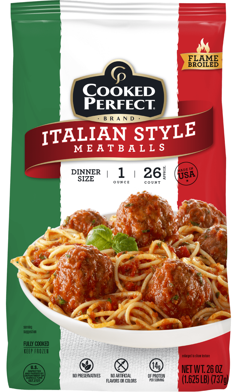 Italian Style Meatballs - Cooked Perfect