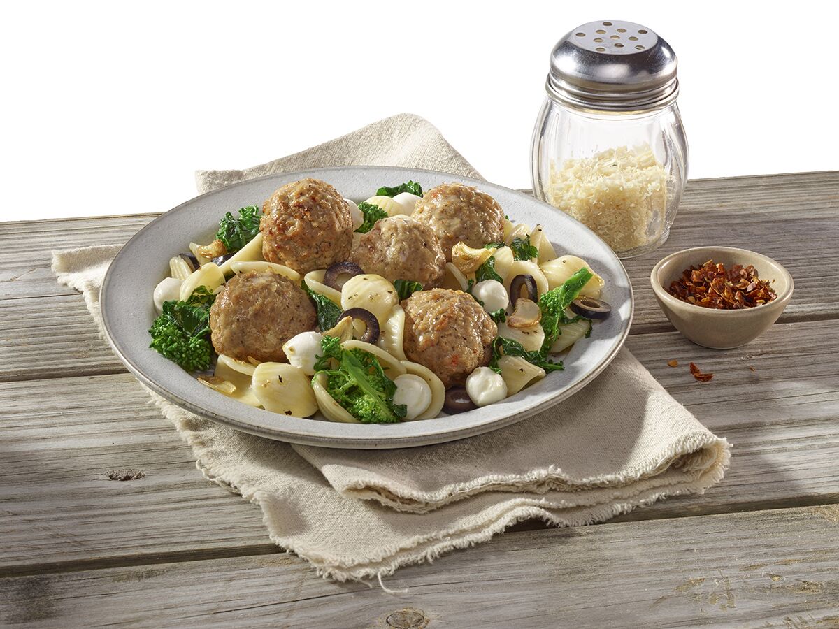 cooked perfect recipe angus meatballs with orecchiette and broccoli rabe