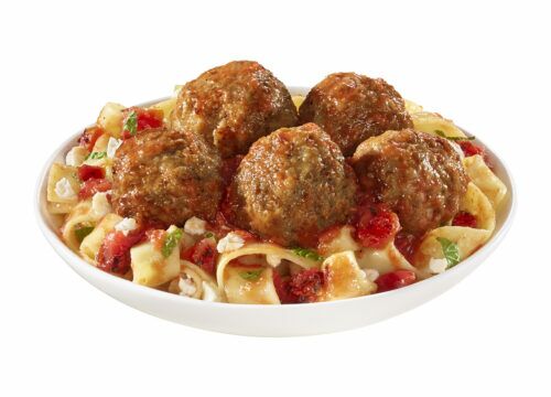 cooked perfect recipe angus meatballs with pappardelle and roasted tomato